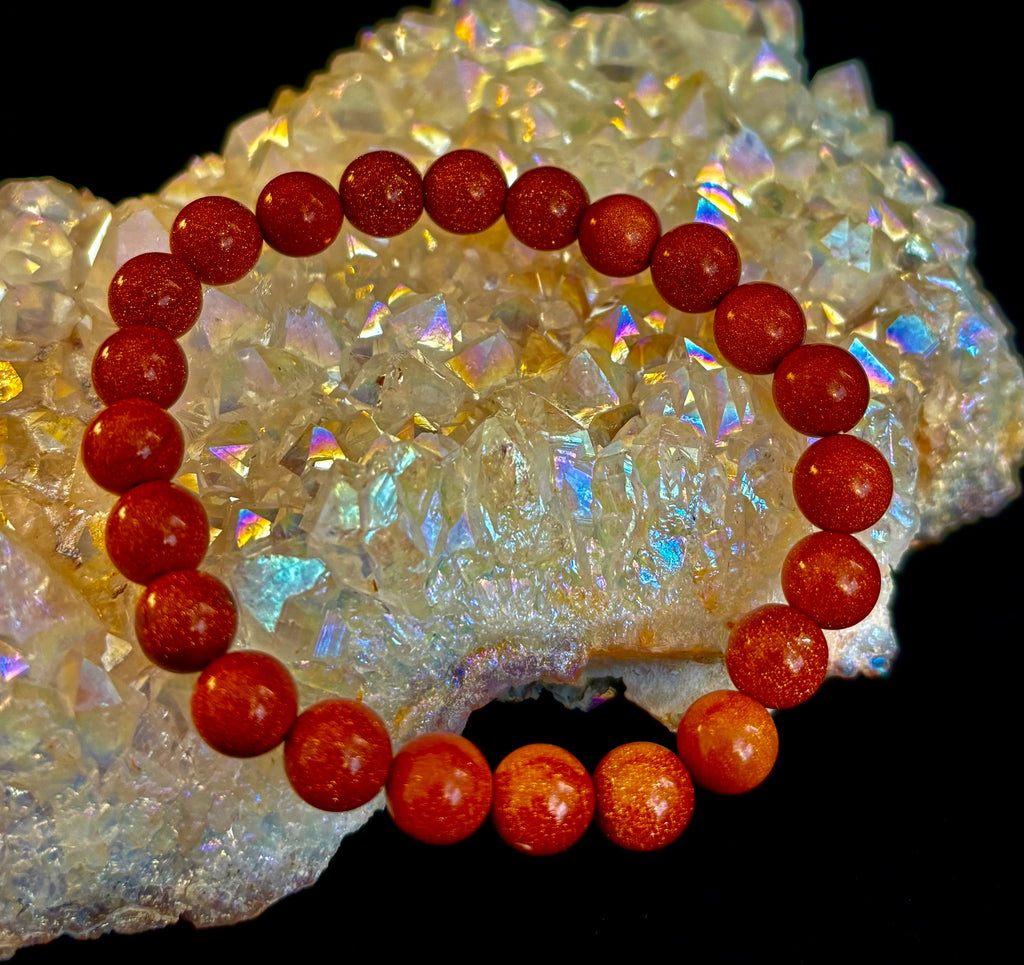 Goldstone Beaded Bracelet – Confidence, Ambition & Positive Energy