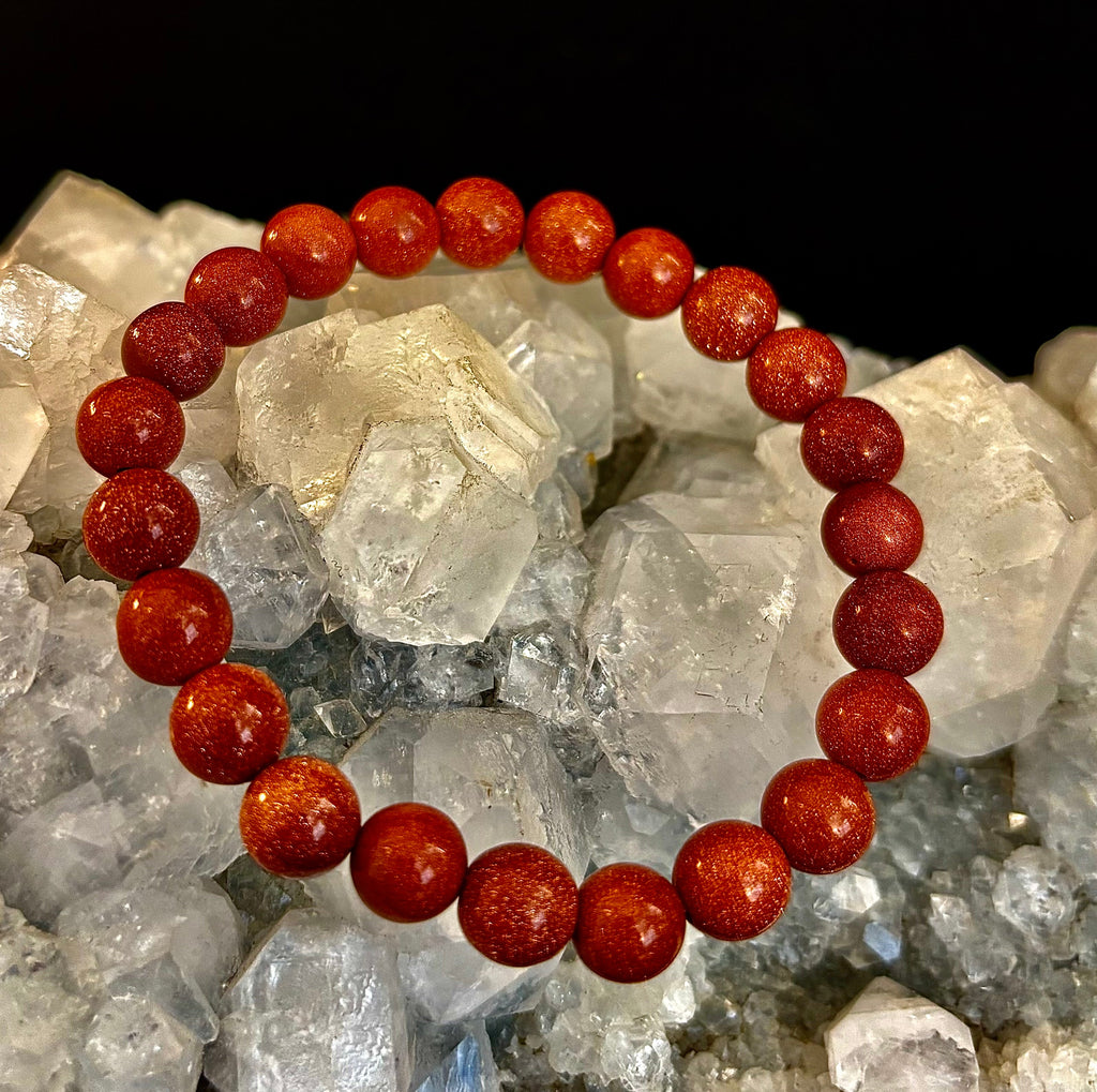 Goldstone Beaded Bracelet – Confidence, Ambition & Positive Energy