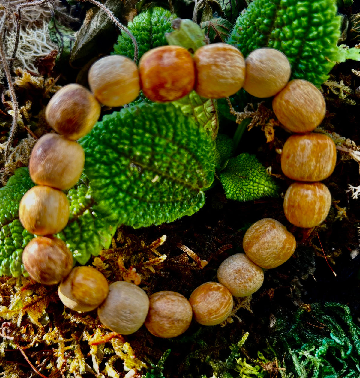 Palo Santo Beaded Bracelet – Cleansing Energy, Calm & Grounded Balance