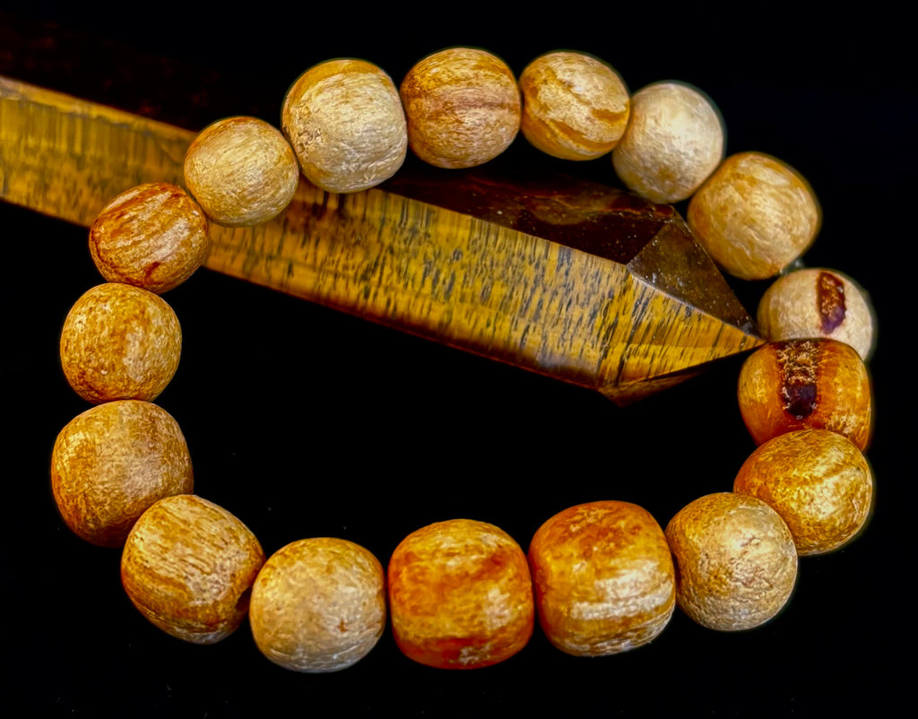 Palo Santo Beaded Bracelet – Cleansing Energy, Calm & Grounded Balance