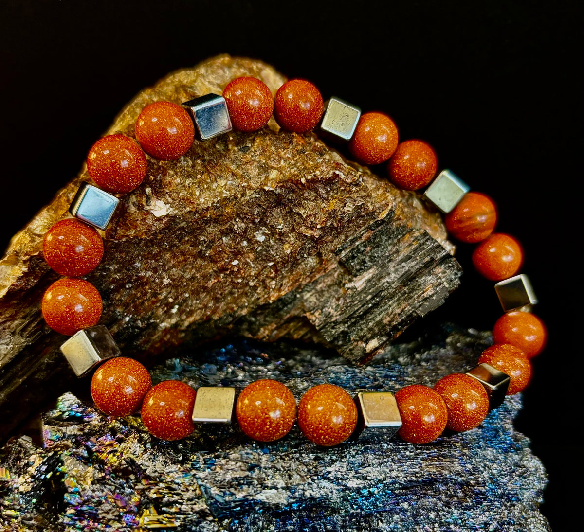 Radiant Energy Goldstone Power Bracelet — Extra-Large Fit