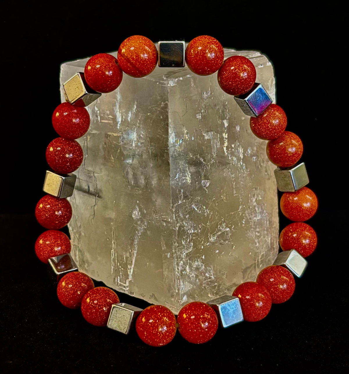 Radiant Energy Goldstone Power Bracelet — Extra-Large Fit