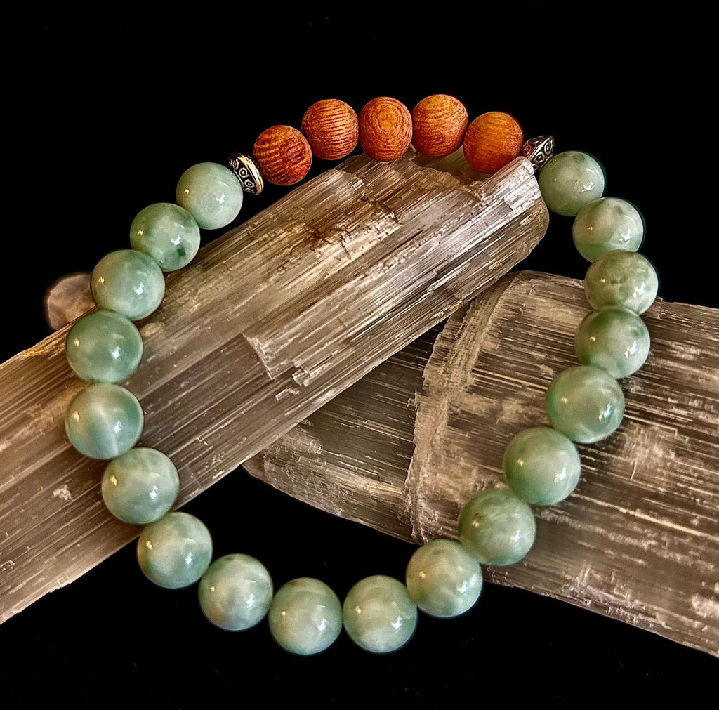 Green Moonstone Aromatherapy Diffuser Bracelet