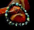 Green Ocean Jasper Energy Bracelet – 10mm Natural Ocean Jasper Bracelet for Grounding & Positive Energy