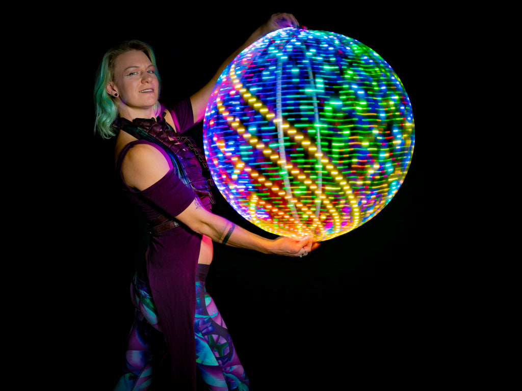 Hoops - Ready to Ship Atomic V LED Hula Hoops