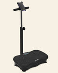 LX18 Vibration Plate, Charcoal Black, to activate muscles, improve strength, increase balance