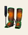 LX1 Foot and Calf Compression Massager, Forest Green, for heaviness fatigue, mild swelling