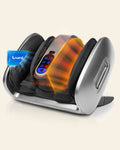 LX21 Foot and Calf Massager with Remote, Neuropathy & Plantar Fasciitis Relief, Granite Gray