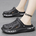 Coconut Hole Shoes Men's Soft-soled Garden Shoes Fashionable All-match Slippers Men's Sandals with Baotou Breathable Beach Shoes for Men