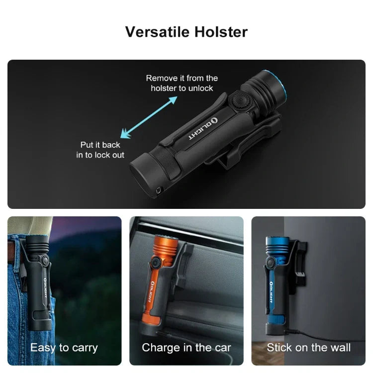 OLIGHT SEEKER4PRODPOCCW Seeker 4 Pro High Power Flashlight - Deep Ocean CW(5700~7000K)