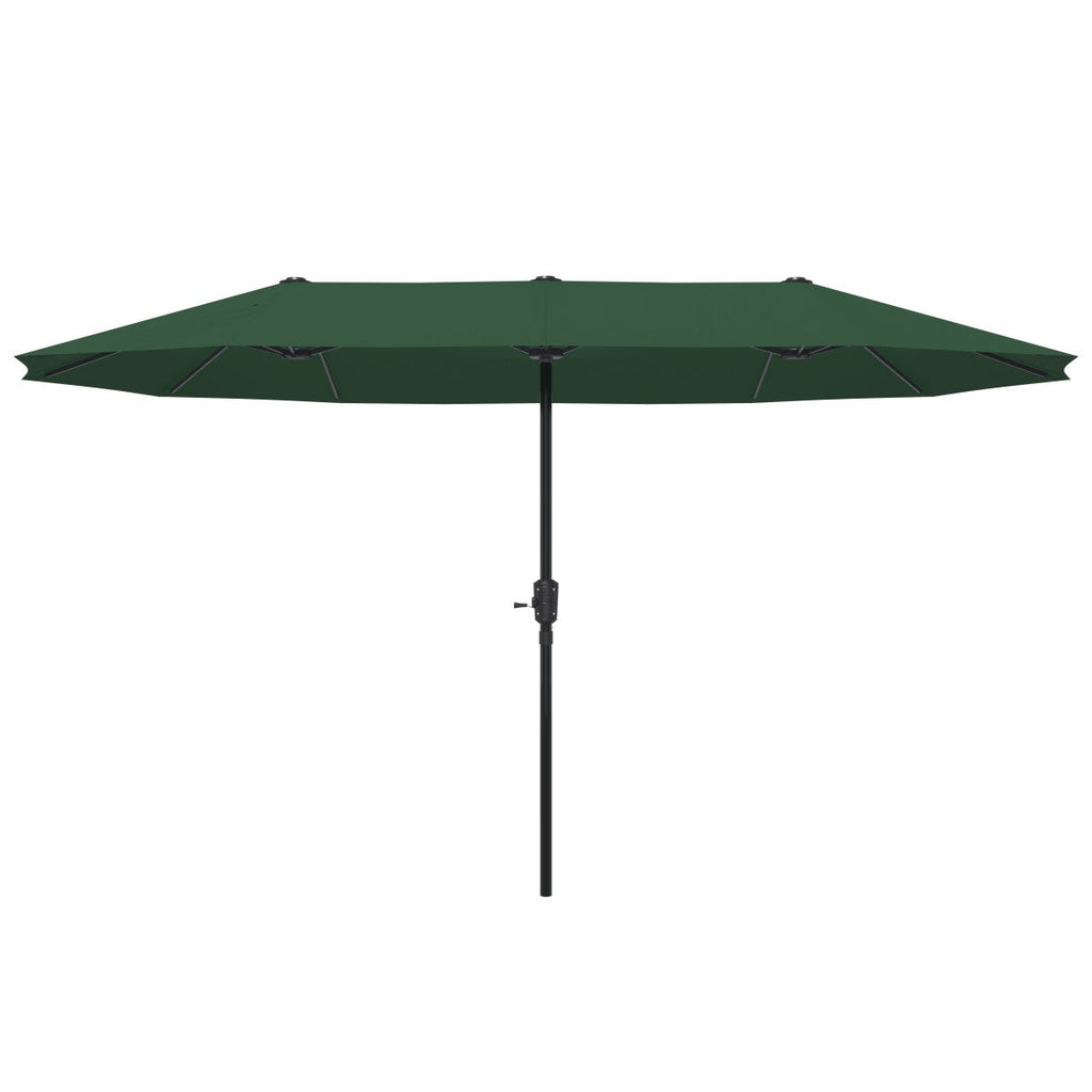 Ainfox 13ft Large Patio Umbrella, Outdoor Double-Sided Rectangle Market Heavy Duty Umbrellas without Base