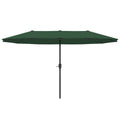 Ainfox 13ft Large Patio Umbrella, Outdoor Double-Sided Rectangle Market Heavy Duty Umbrellas without Base