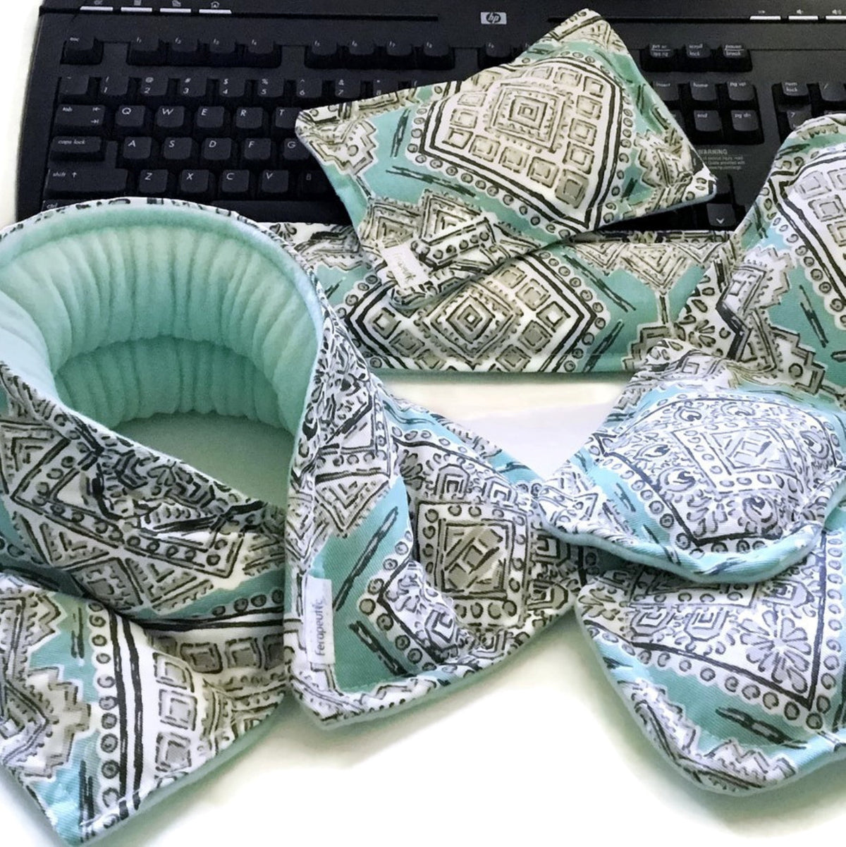 Office Care Package, Microwave Heat Pad Bundle, Workspace Gift for Home or Office