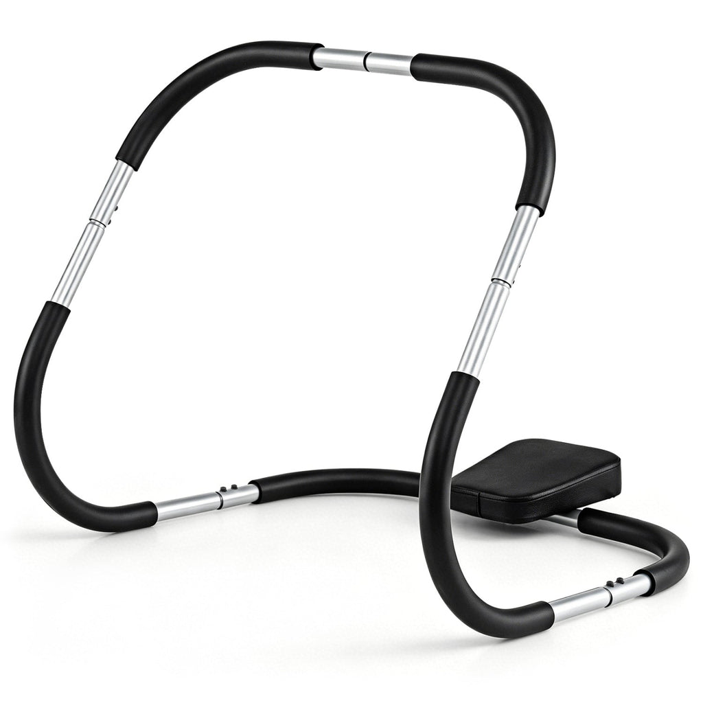 Portable AB Trainer with Headrest and Foam Handles
