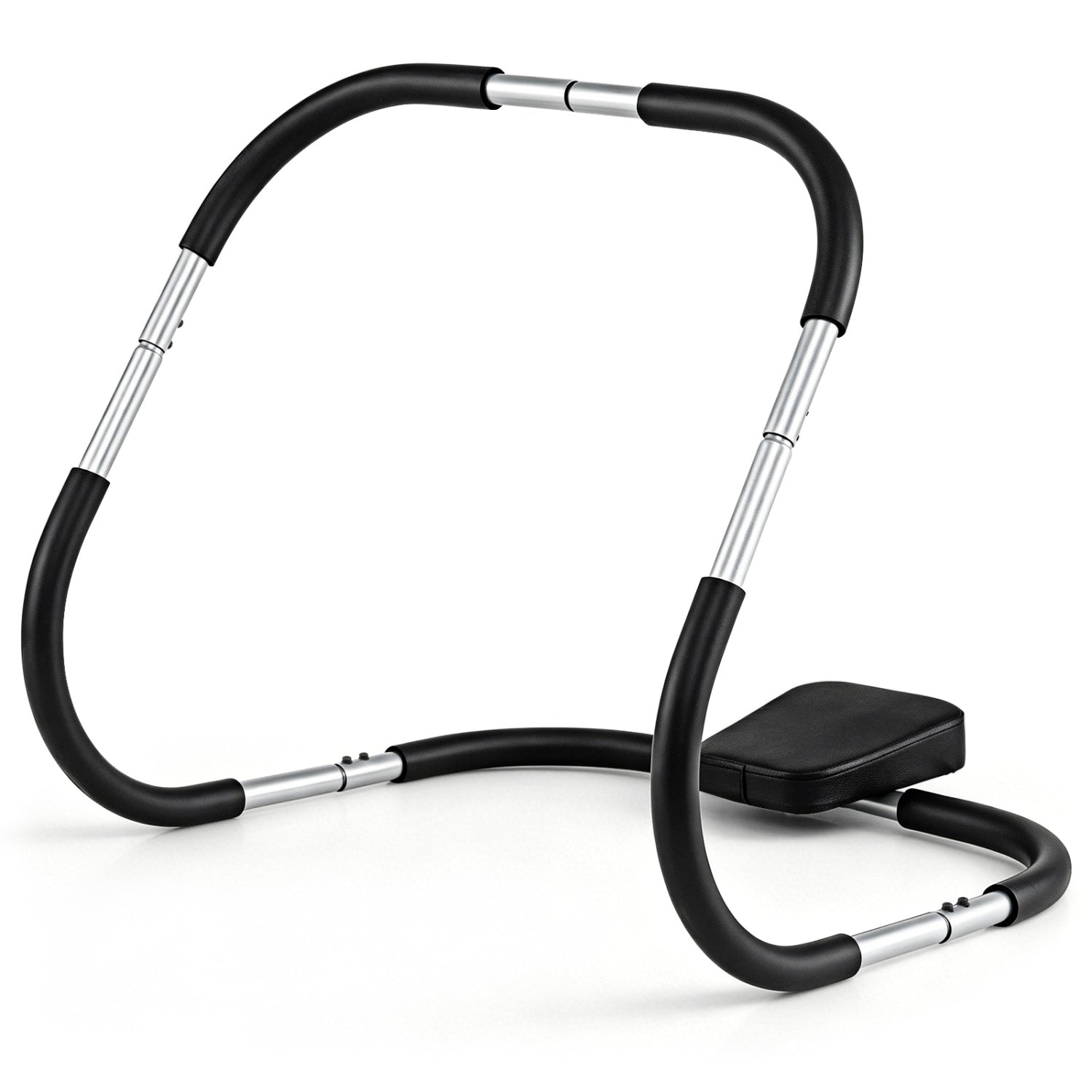 Portable AB Trainer with Headrest and Foam Handles