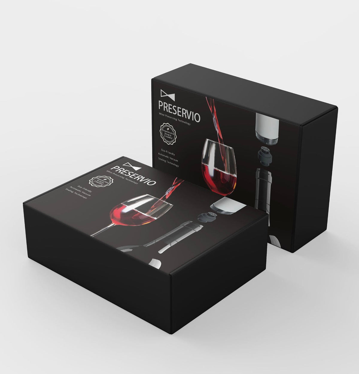 Preservio Automatic Wine Preservation Pump + Bonus 2 Silicone Stoppers