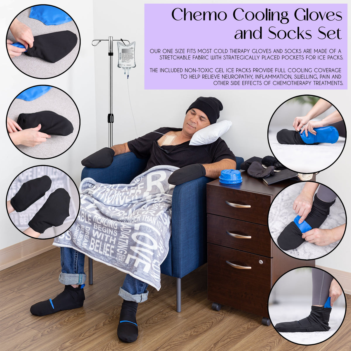 Rise Up and Recover - Chemotherapy Recovery Kit Must Haves For Women and Men