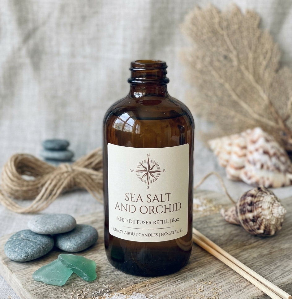 Reed Diffuser Refill – Nature Scents | 8oz Premium Fragrance Oil