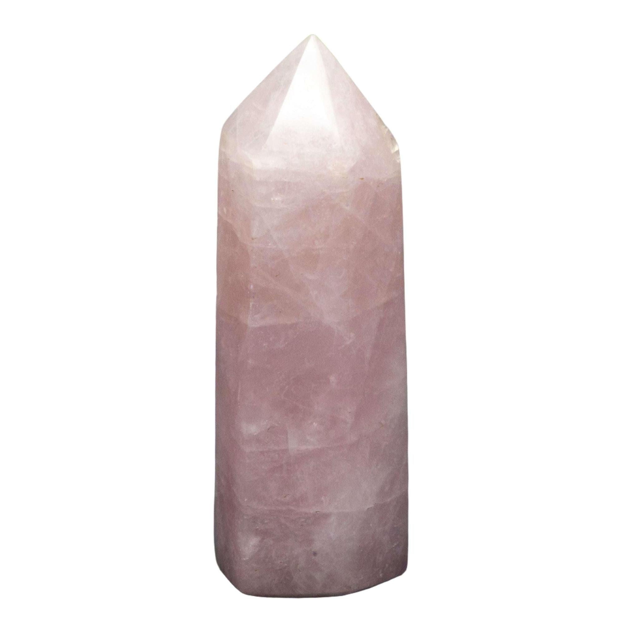 Rose Quartz Crystal Tower Heart Chakra Love Stones