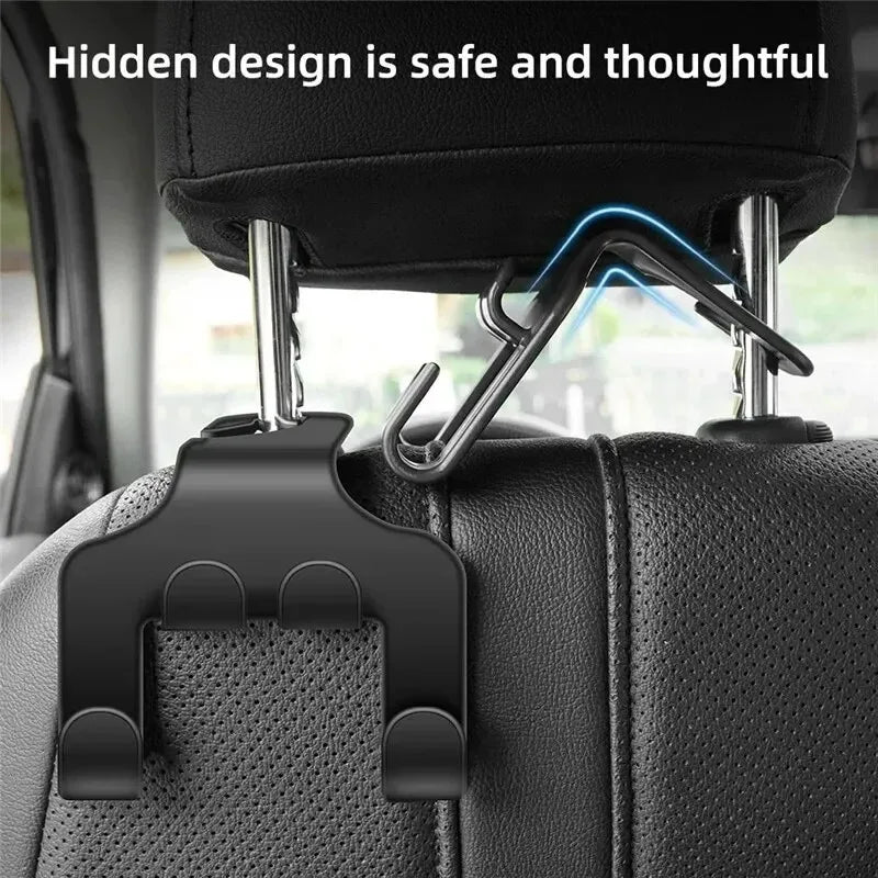 Universal Car Back Seat Hanging Storage Mobile Phone Stand Lazy Rear Seat Phone Headrest Stand Portable Car Back Seat Hook Stand