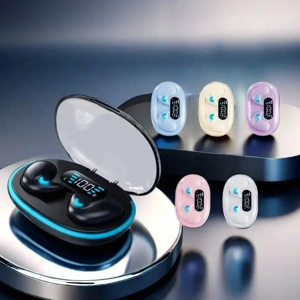 Mini Invisible Sleep Wireless Earphone Bluetooth 5.0 Hidden Earbuds IPX5 Waterproof Noise Cancelling Touch Control Headphone X55