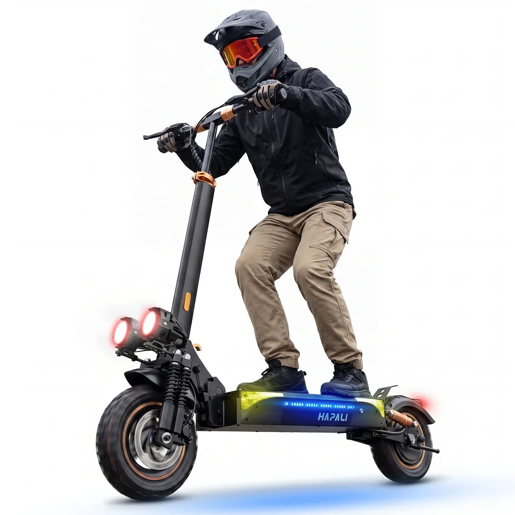 Off-Road Adult Electric Scooter: Dual Suspension & Long Range