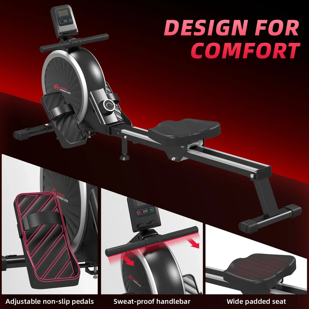 Botifly Magnetic Rowing Machine for Home Gym with Quiet Operation