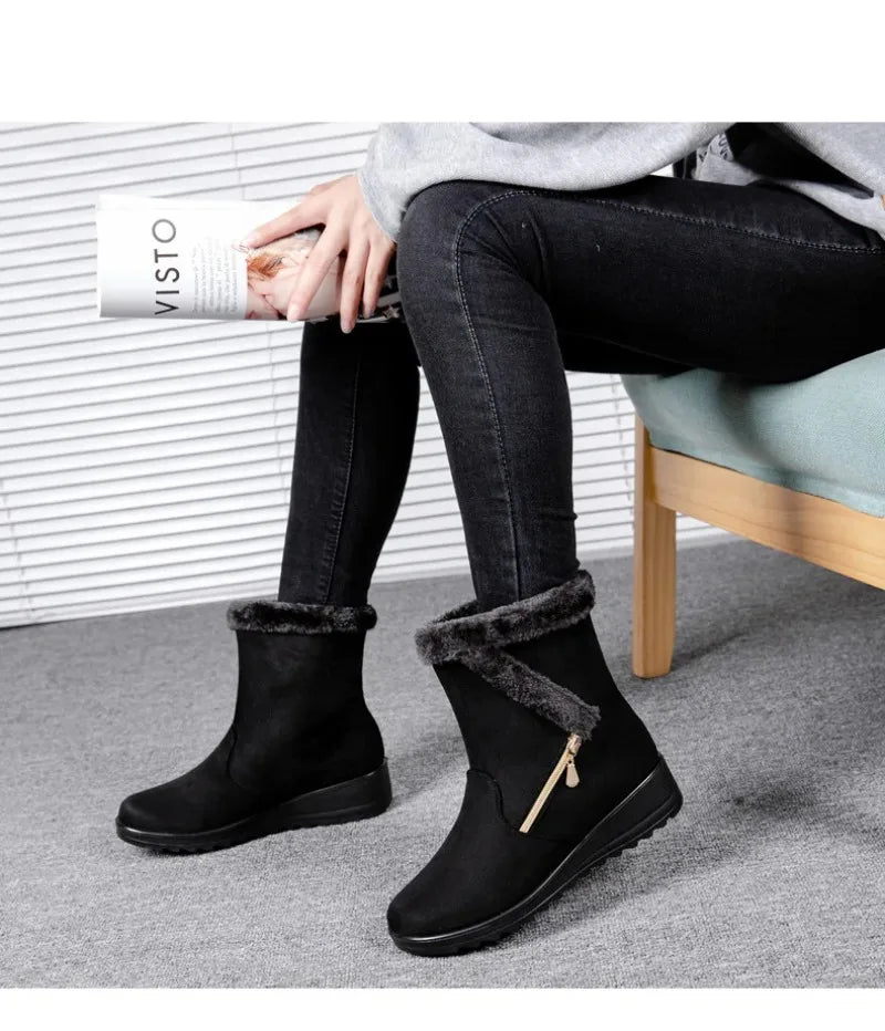 Women's Winter Fashion Boots – Stylish Ankle Snow Boots