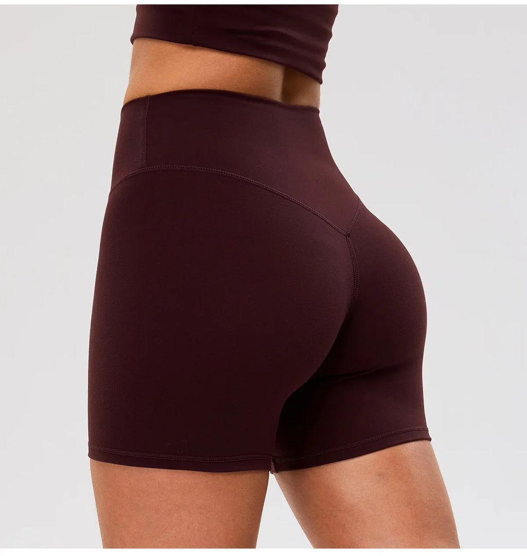 Sports Short Women Yoga Legging Shorts Squat Proof High Waist Fitness Tight Running Short Quick Drying Cycling Workout Gym Short