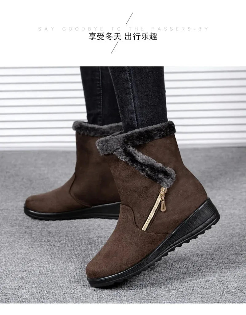 Women's Winter Fashion Boots – Stylish Ankle Snow Boots