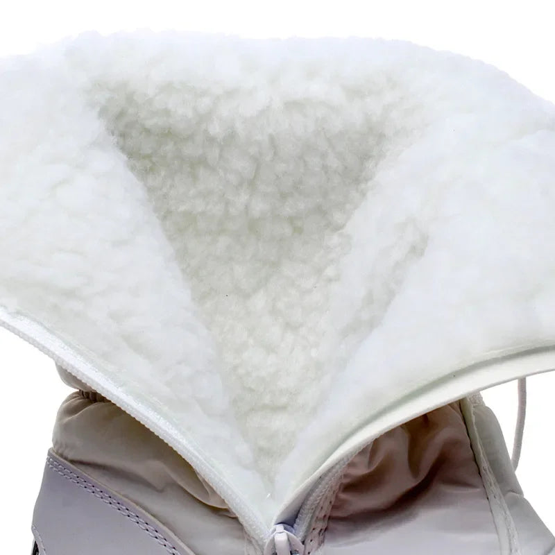 Women's Winter Boots – Thick Plush, Waterproof, Non-Slip