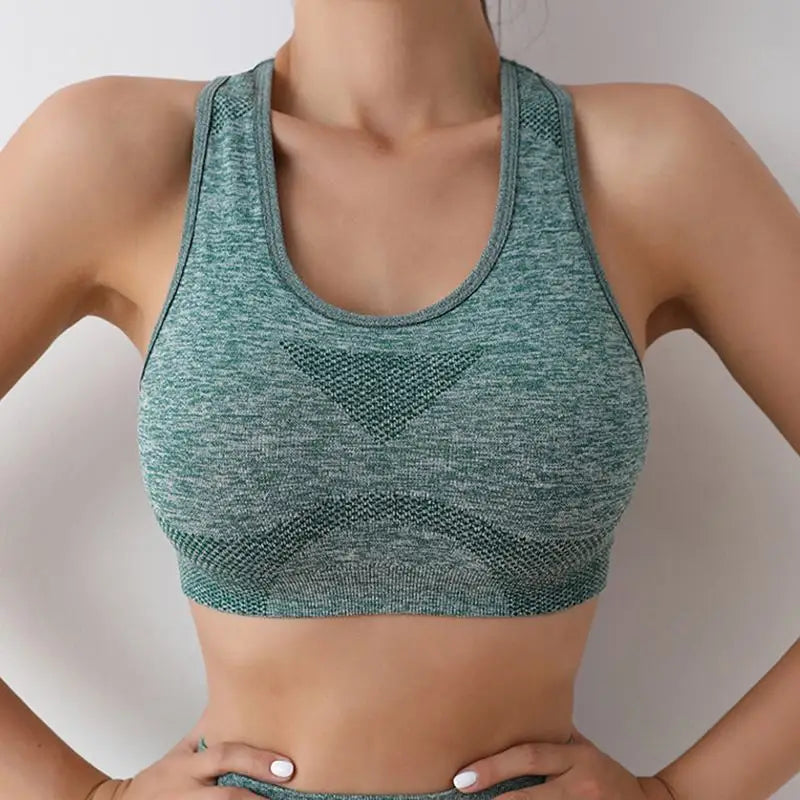 Women's Shockproof Seamless Sports Bra