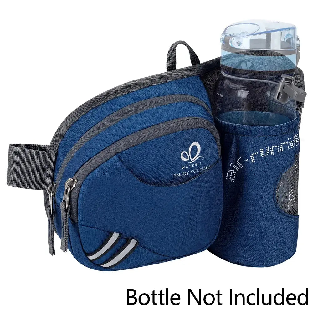 Hiking Waist Bag with Water Bottle Holder Running & Travel