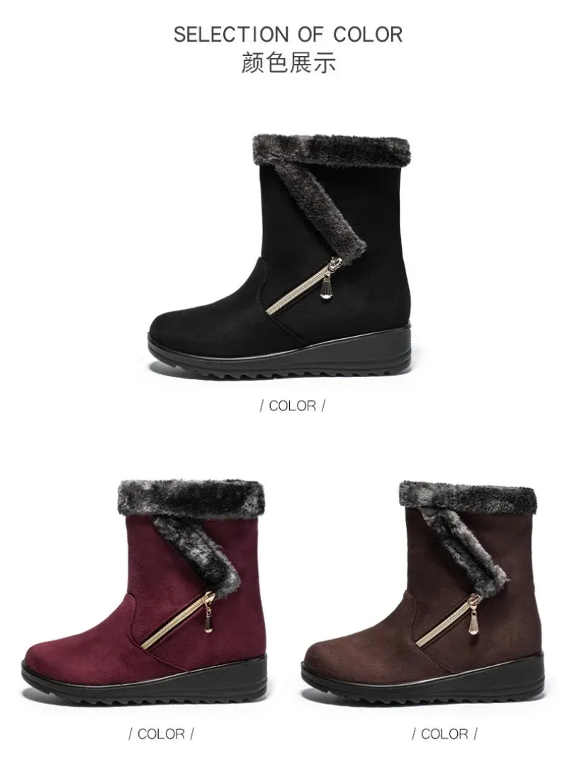Women's Winter Fashion Boots – Stylish Ankle Snow Boots