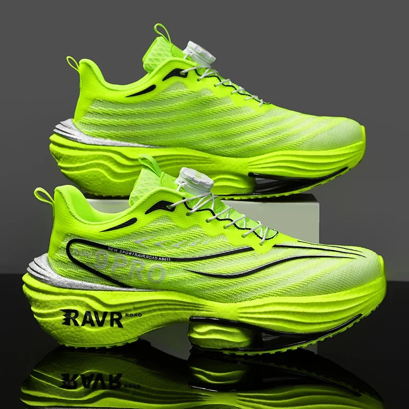 2025 New Men's Running Shoes Cushioning Carbon Plate Racing Marathon Athletic Shoes Comfortable Non-slip Sports Tennis Shoes