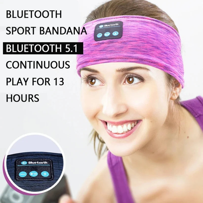 Wireless Music Headband for Side Sleepers