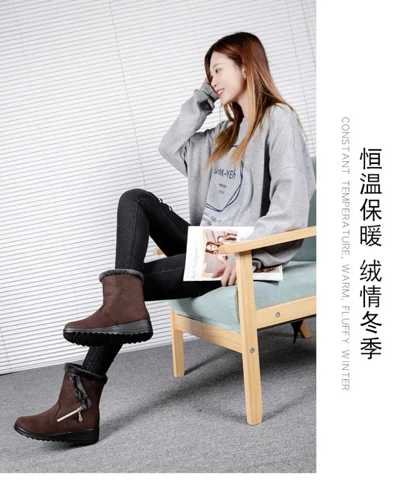 Women's Winter Fashion Boots – Stylish Ankle Snow Boots