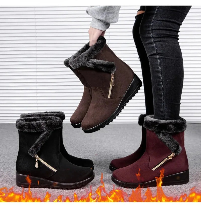 Women's Winter Fashion Boots – Stylish Ankle Snow Boots