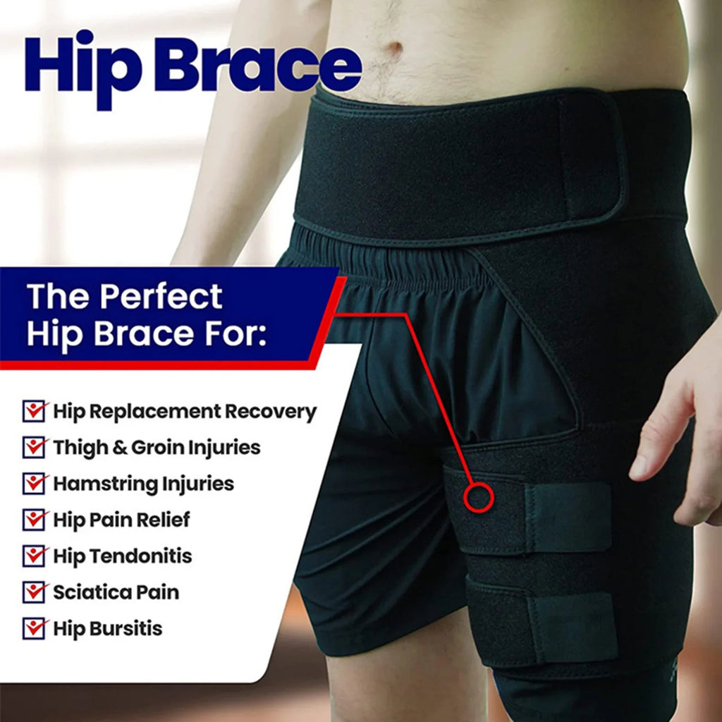 1 PCS Sciatica Nerve Pain Relief Thigh Compression Brace For Hip Joints Arthritis Groin Wrap  Protector Belt Legwarmers New