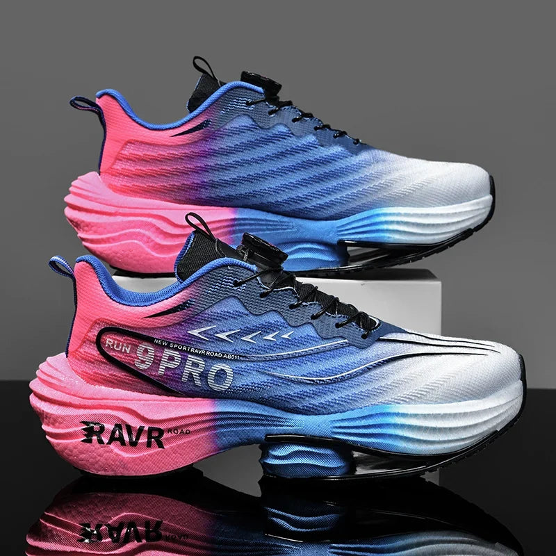 2025 New Men's Running Shoes Cushioning Carbon Plate Racing Marathon Athletic Shoes Comfortable Non-slip Sports Tennis Shoes