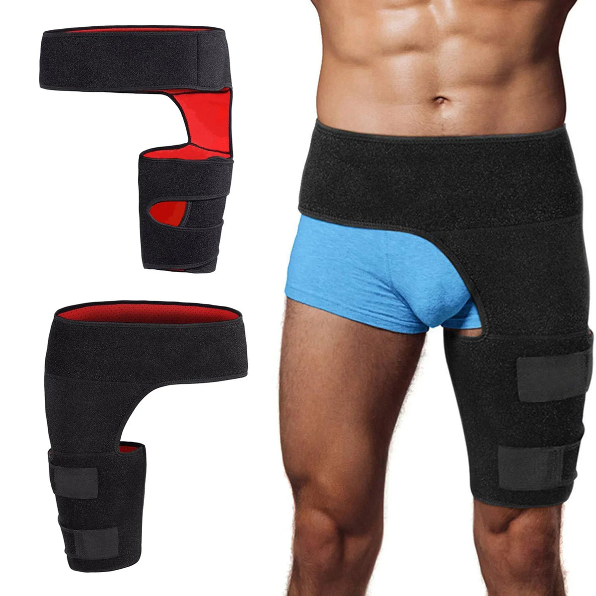 1 PCS Sciatica Nerve Pain Relief Thigh Compression Brace For Hip Joints Arthritis Groin Wrap  Protector Belt Legwarmers New