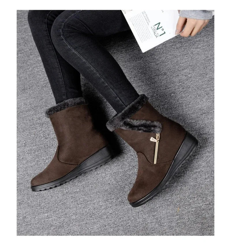 Women's Winter Fashion Boots – Stylish Ankle Snow Boots