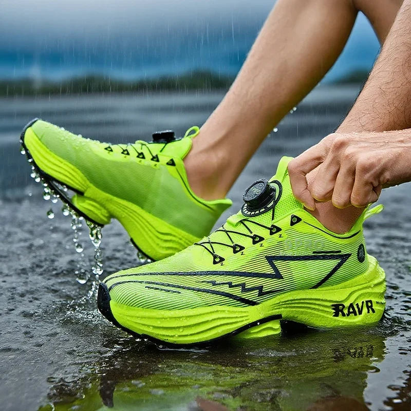 2025 New Men's Running Shoes Cushioning Carbon Plate Racing Marathon Athletic Shoes Comfortable Non-slip Sports Tennis Shoes