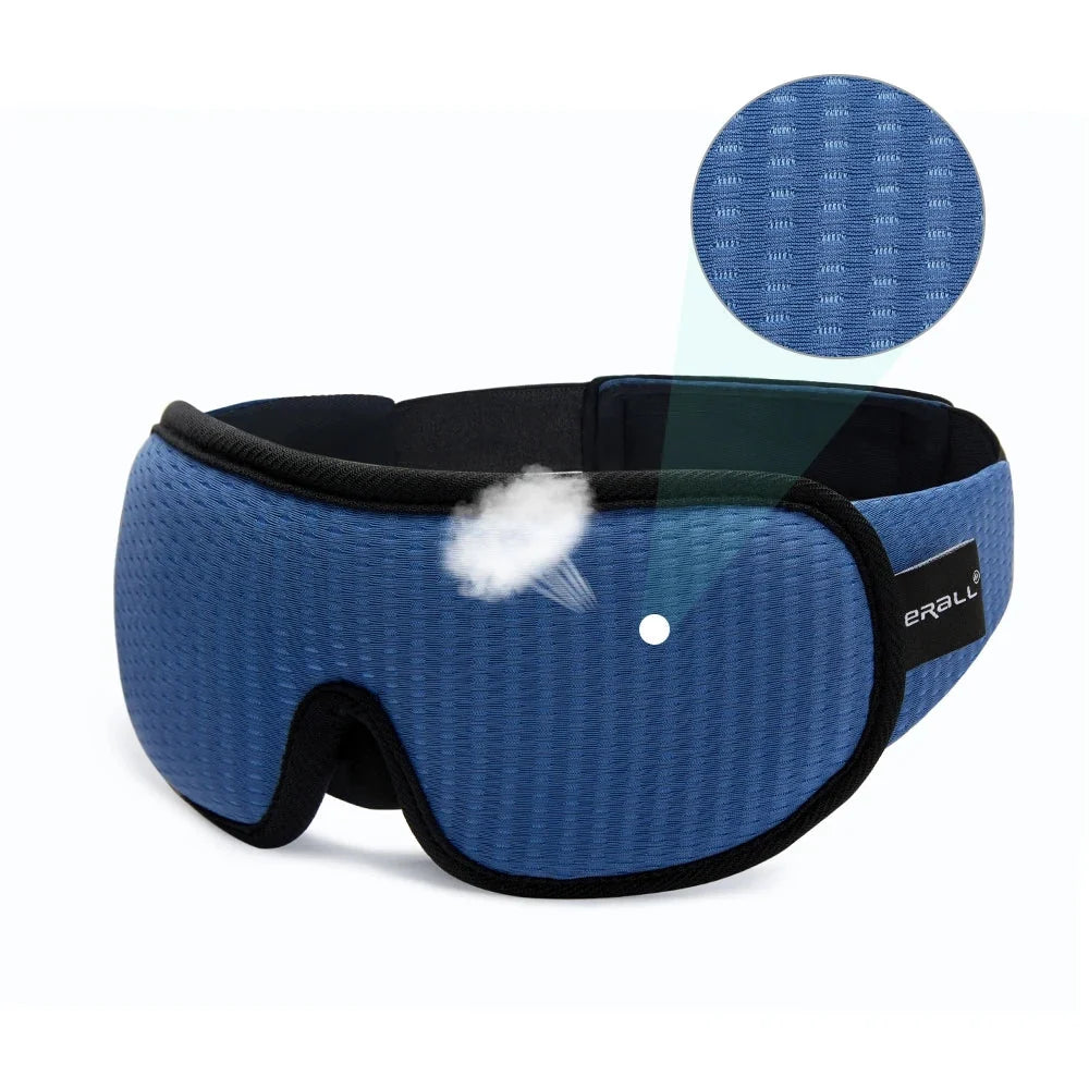 3D Sleeping Mask – Soft Padded Eye Shade with Light Blockout