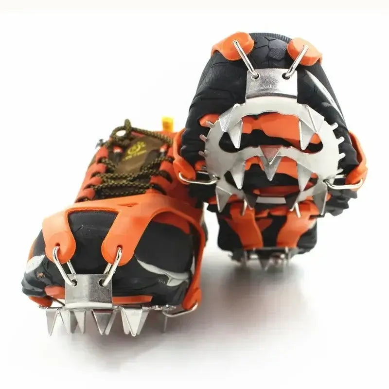 Climbing Crampons with 18 Studs