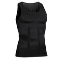 Men's Compression Shirts Tank Tops Undershirts Mens Slimming Body Shaper Vest Sleeveless Abdomen Slim Vest Fitness Workout