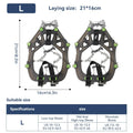 Anti-Slip Ice Grippers & Crampons for Hiking Shoe Cleats
