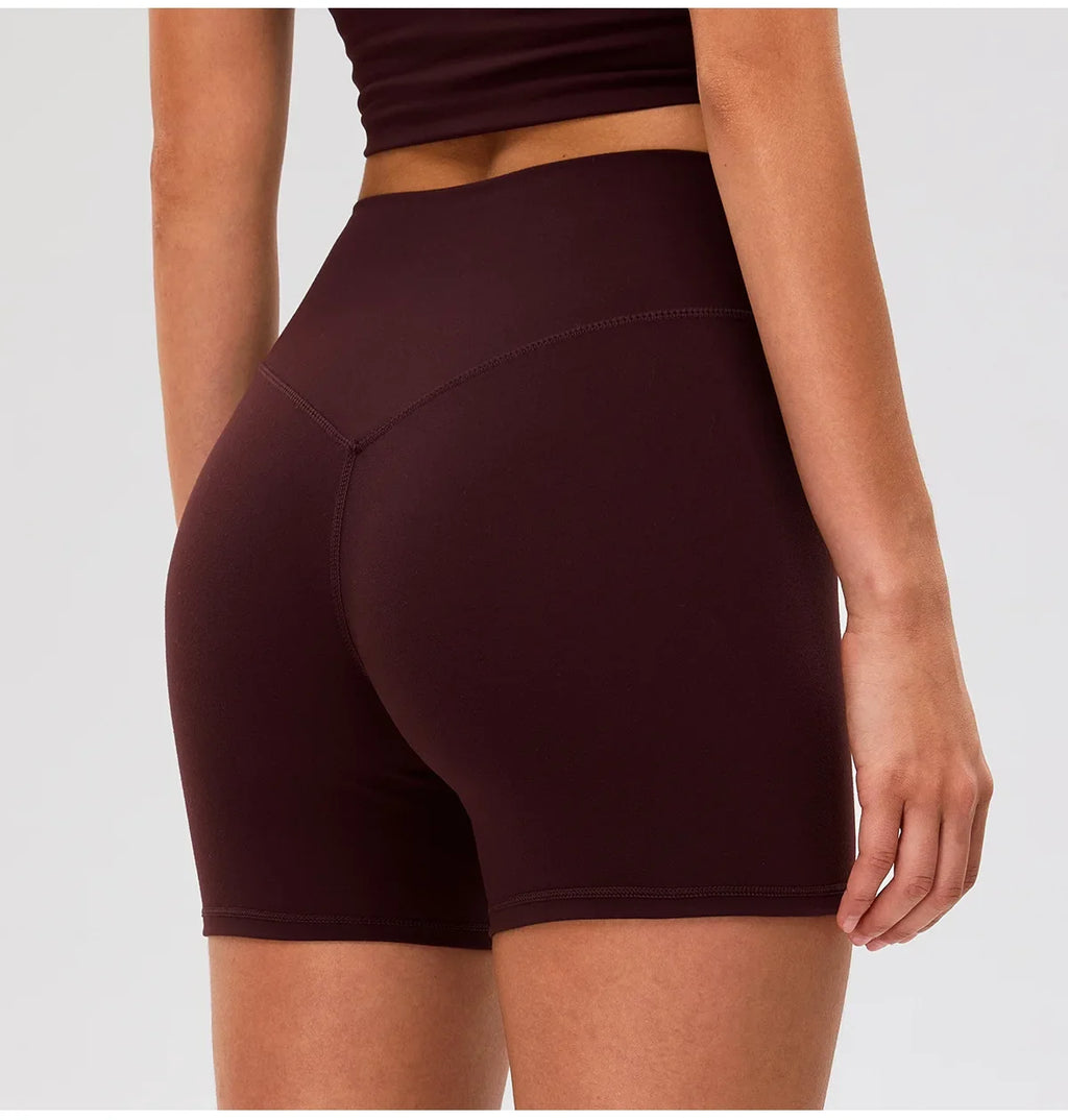 Sports Short Women Yoga Legging Shorts Squat Proof High Waist Fitness Tight Running Short Quick Drying Cycling Workout Gym Short