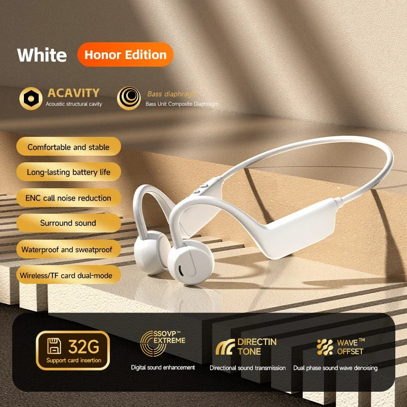 Real X8 Wireless Bone Conduction Headset Headphone IPX8 Bluetooth 5.3 For Swimming Waterproof Exercise Fitness Sports