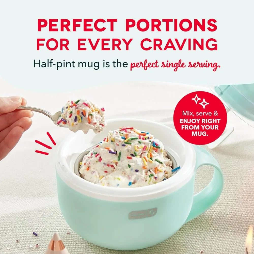 Single Serve Ice Cream Maker for Gelato Yogurt Sorbet Dessert